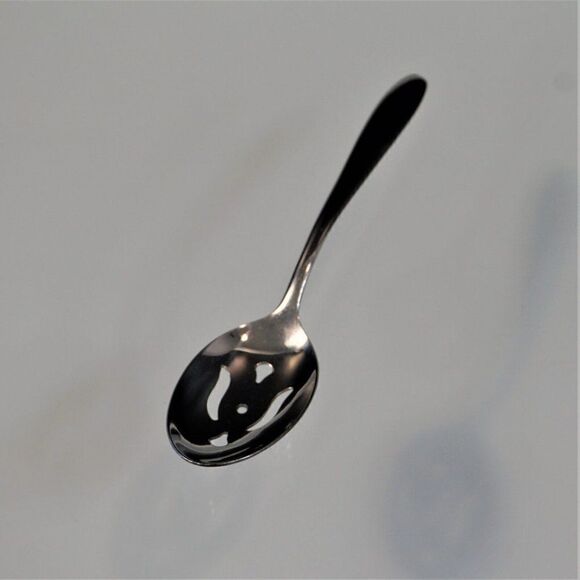 Pierced Tablespoon Serving Spoon IMI45 Stainless by Imperial Intl USA 8.5 inch - Picture 2 of 7